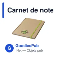 Carnet de notes A5 personnalisable en matériaux recyclés - Pocket ECOavec logo - Miniature 12