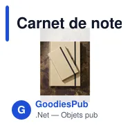 Carnet de notes A5 personnalisable en matériaux recyclés - Pocket ECOavec logo - Miniature 3