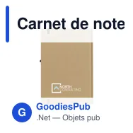 Carnet de notes A5 personnalisable en matériaux recyclés - Pocket ECOavec logo - Miniature 4