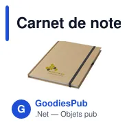 Carnet de notes A5 personnalisable en matériaux recyclés - Pocket ECOavec logo - Miniature 5