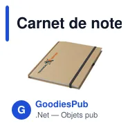 Carnet de notes A5 personnalisable en matériaux recyclés - Pocket ECOavec logo - Miniature 6
