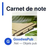 Carnet de notes A5 personnalisable en matériaux recyclés - Pocket ECOavec logo - Miniature 7