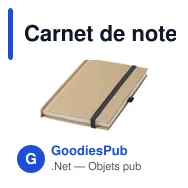 Carnet de notes A6 personnalisable Pocket ECO avec logo - Miniature 1