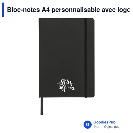 Bloc-notes A4 personnalisable avec logo - Pocket Notebook
