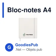 Bloc-notes A4 personnalisable avec logo - Pocket Notebook - Miniature 6
