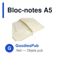 Bloc-notes A5 personnalisable avec logo - Pocket Notebook - Miniature 11