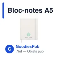 Bloc-notes A5 personnalisable avec logo - Pocket Notebook - Miniature 12