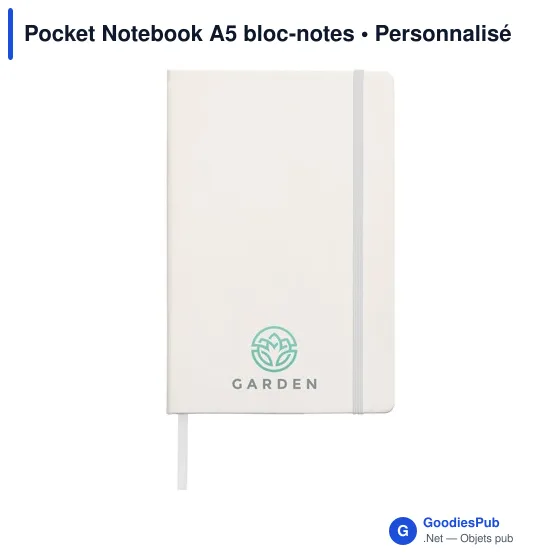 Bloc-notes A5 personnalisable avec logo - Pocket Notebook - Image 12