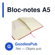 Bloc-notes A5 personnalisable avec logo - Pocket Notebook - Miniature 3