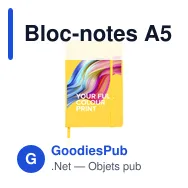 Bloc-notes A5 personnalisable avec logo - Pocket Notebook - Miniature 5