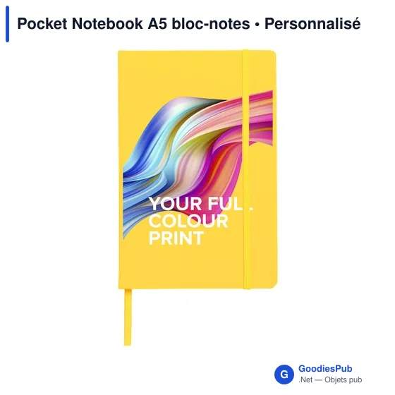 Bloc-notes A5 personnalisable avec logo - Pocket Notebook - Image 5