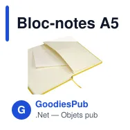 Bloc-notes A5 personnalisable avec logo - Pocket Notebook - Miniature 7