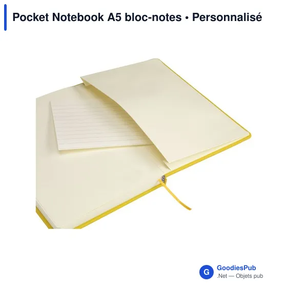 Bloc-notes A5 personnalisable avec logo - Pocket Notebook - Image 7