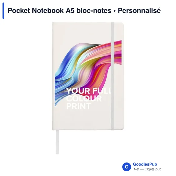 Bloc-notes A5 personnalisable avec logo - Pocket Notebook - Image 9