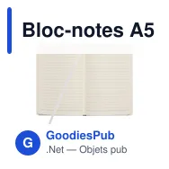Bloc-notes A5 personnalisable avec logo - Pocket Notebook - Miniature 10