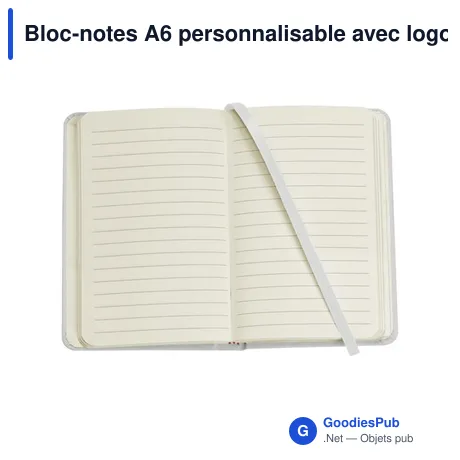 Bloc-notes A6 personnalisable avec logo - Pocket Notebook