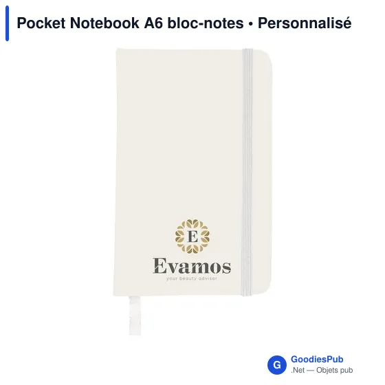 Bloc-notes A6 personnalisable avec logo - Pocket Notebook - Image 2
