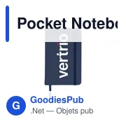 Bloc-notes A6 personnalisable avec logo - Pocket Notebook - Miniature 3