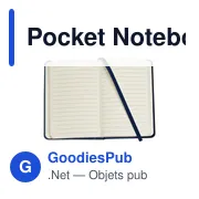 Bloc-notes A6 personnalisable avec logo - Pocket Notebook - Miniature 4