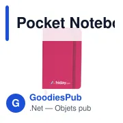 Bloc-notes A6 personnalisable avec logo - Pocket Notebook - Miniature 6
