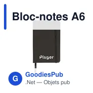 Bloc-notes A6 personnalisable avec logo - Pocket Notebook - Miniature 9