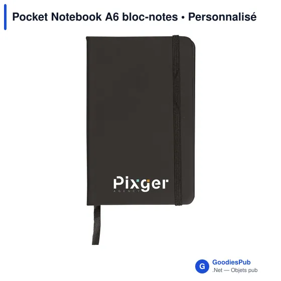 Bloc-notes A6 personnalisable avec logo - Pocket Notebook - Image 9