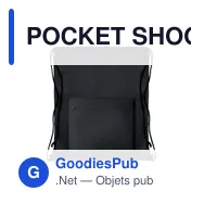 POCKET SHOOP Grand sac cordelette 210D - Miniature 3