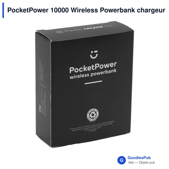 PocketPower 10000 Wireless Powerbank chargeur sans fil - Image 3