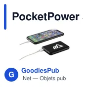 Chargeur PocketPower 5000 personnalisable avec logo - Miniature 2