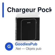 Chargeur PocketPower 5000 personnalisable avec logo - Miniature 9