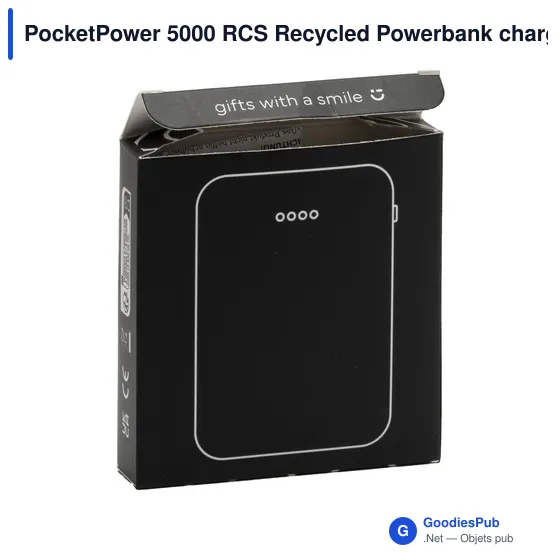 Chargeur PocketPower 5000 personnalisable avec logo - Image 9