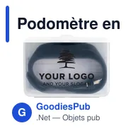 Podomètre en silicone personnalisable avec logo - Tahir - Miniature 7