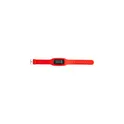 Variante rouge - Podomètre en silicone personnalisable avec logo - Tahir