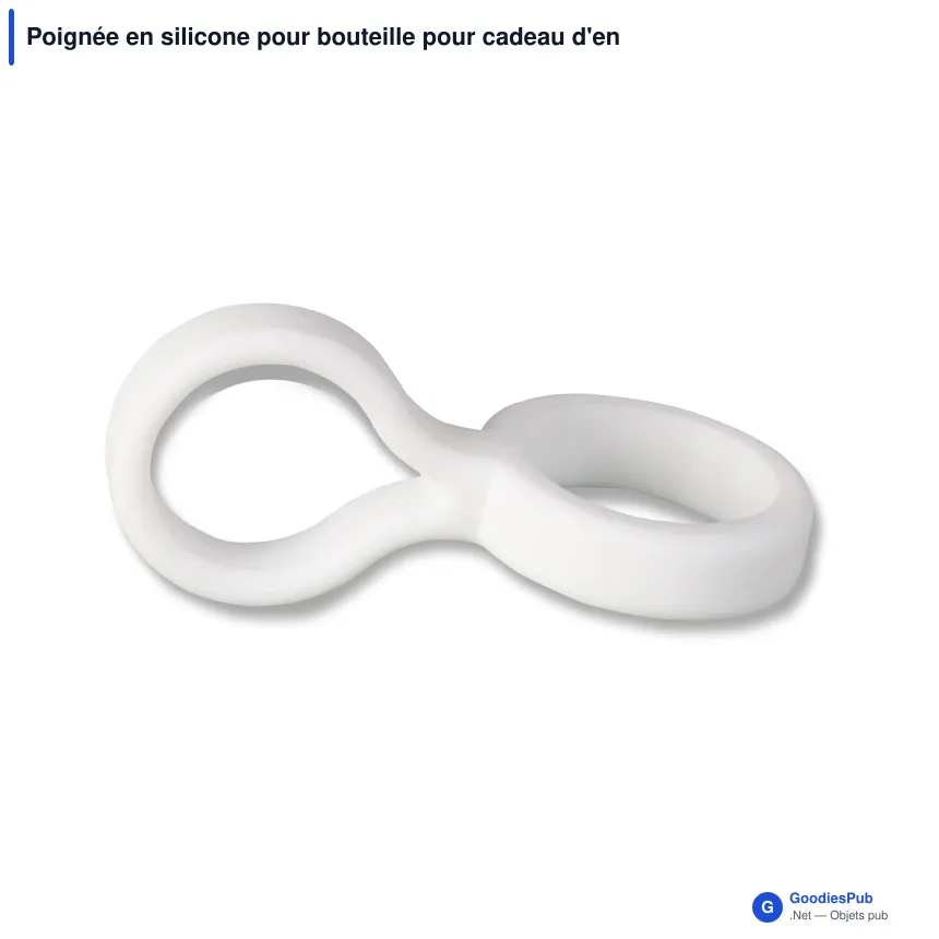 Poignée en silicone pour bouteille pour cadeau d'entreprise - Swing - Image 2