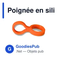 Poignée en silicone pour bouteille pour cadeau d'entreprise - Swing - Miniature 3