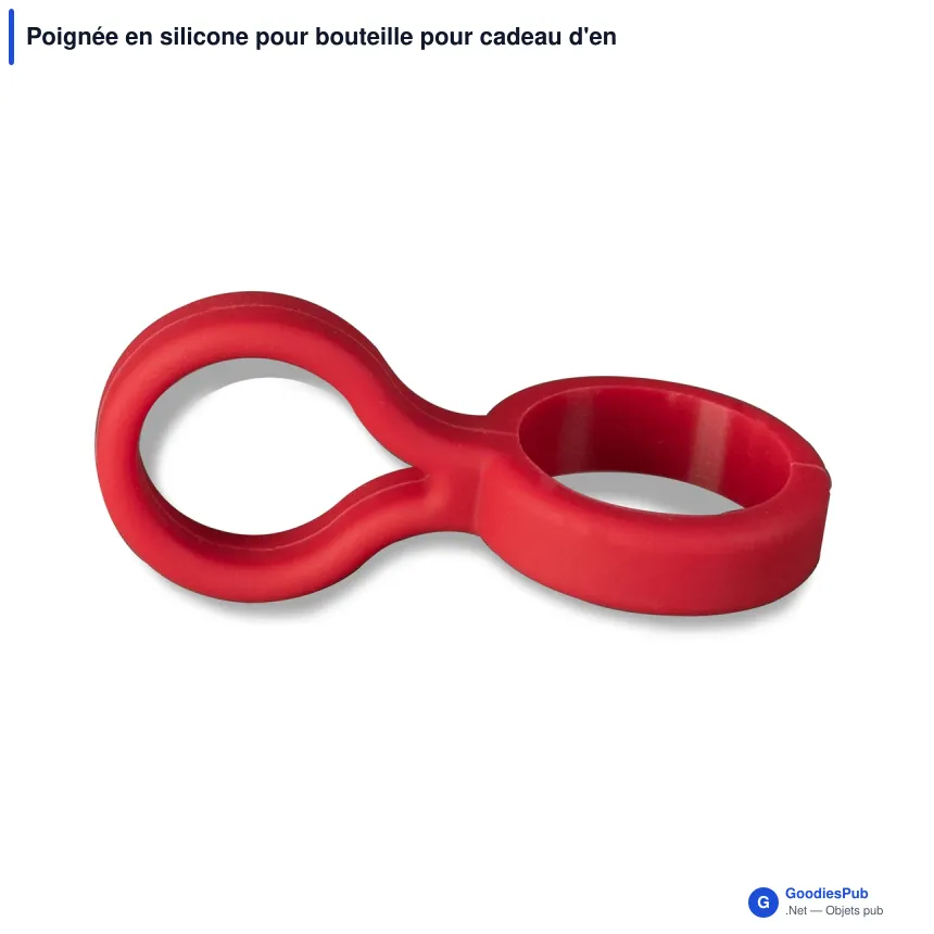 Poignée en silicone pour bouteille pour cadeau d'entreprise - Swing - Image 4