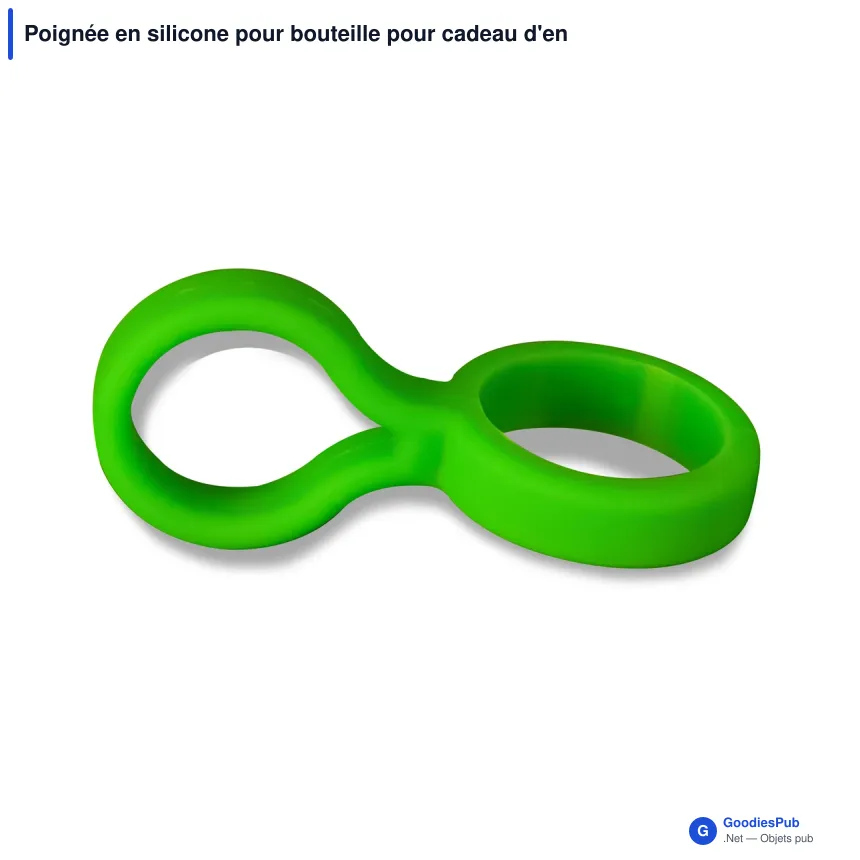 Poignée en silicone pour bouteille pour cadeau d'entreprise - Swing - Image 5