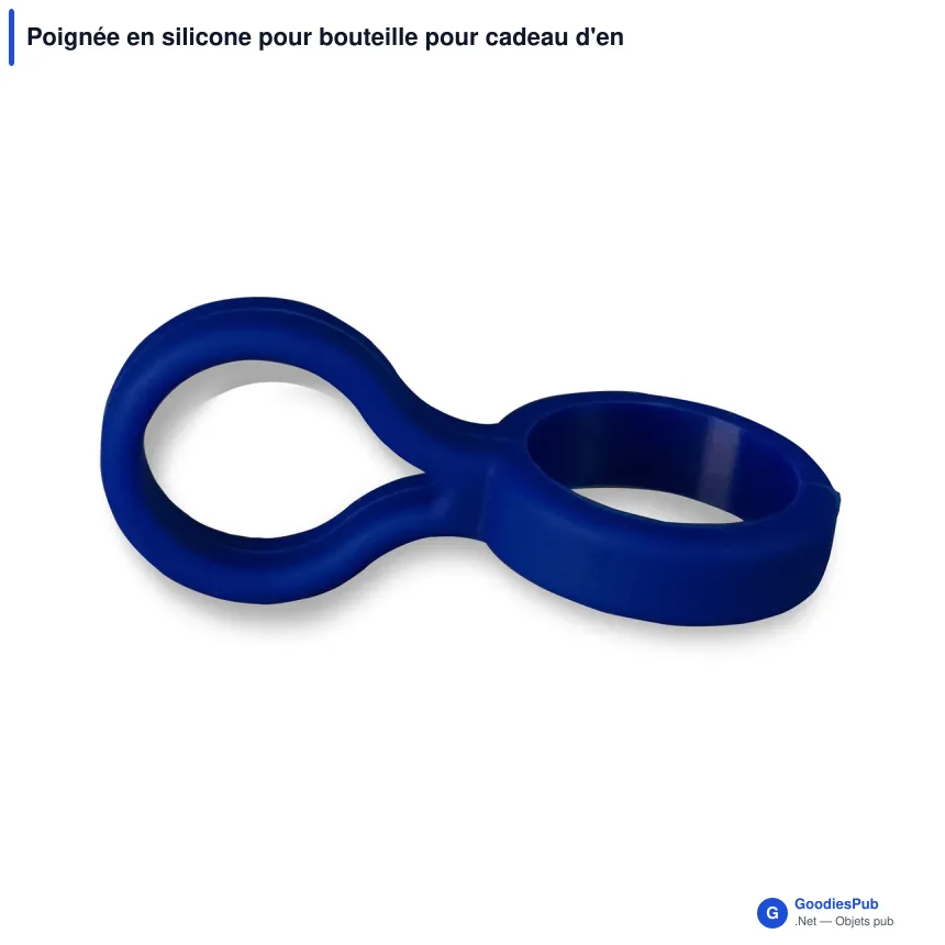 Poignée en silicone pour bouteille pour cadeau d'entreprise - Swing - Image 6