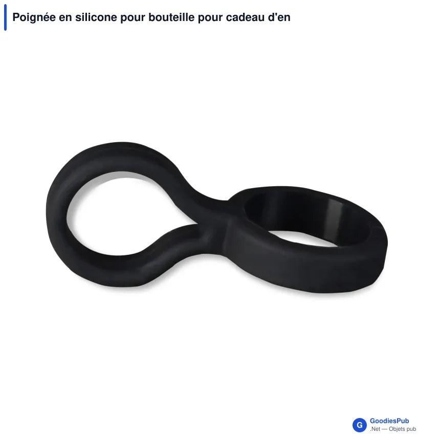 Poignée en silicone pour bouteille pour cadeau d'entreprise - Swing - Image 7