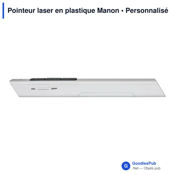 Pointeur laser personnalisable Manon avec logo pour présentations - Image 11