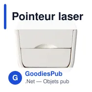 Pointeur laser personnalisable Manon avec logo pour présentations - Miniature 12