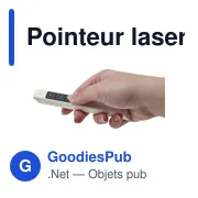 Pointeur laser personnalisable Manon avec logo pour présentations - Miniature 7