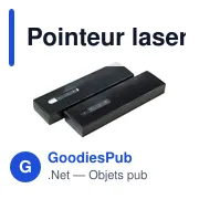 Pointeur laser personnalisable Manon avec logo pour présentations - Miniature 8