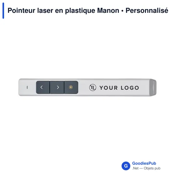 Pointeur laser personnalisable Manon avec logo pour présentations - Image 9
