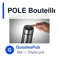 POLE Bouteille avec thermomètre - Miniature 4