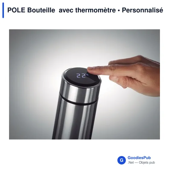 POLE Bouteille avec thermomètre - Image 4