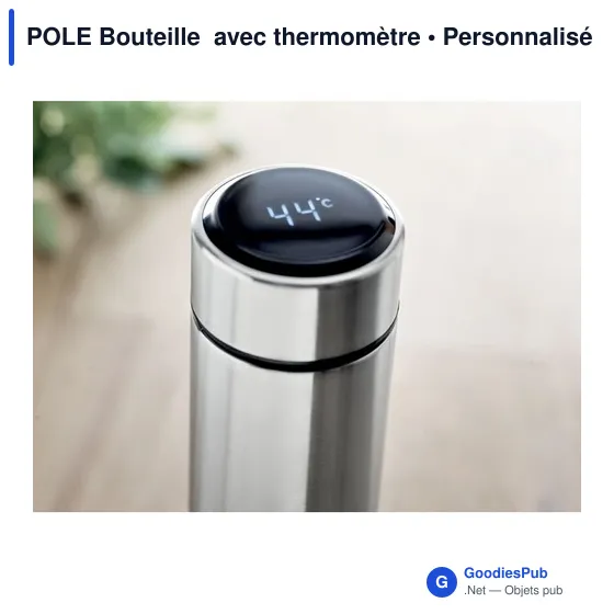 POLE Bouteille avec thermomètre - Image 5