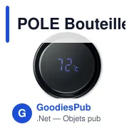POLE Bouteille avec thermomètre - Miniature 8