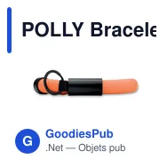 POLLY Bracelet porte-clést flottant - Miniature 11