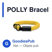 POLLY Bracelet porte-clést flottant - Miniature 4
